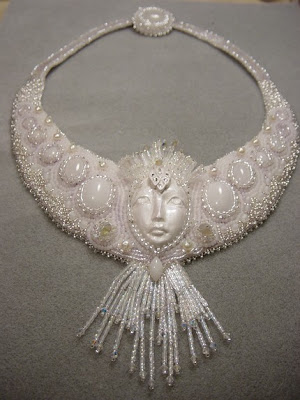 polymer clay, cabochon, necklace