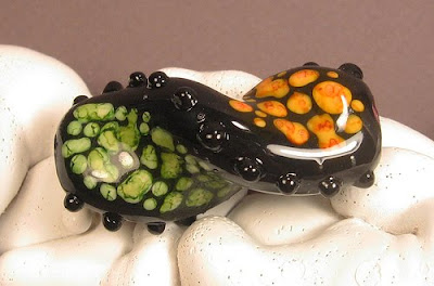 polymer clay faux lampwork beads
