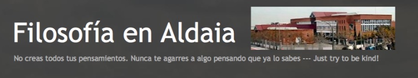 Filosofía en Aldaia