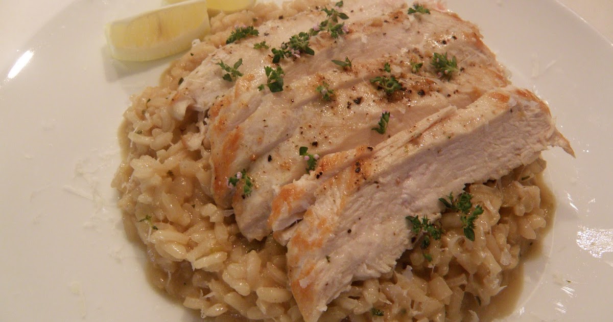 It's all about family and food Thyme and Lemon Risotto with Chicken