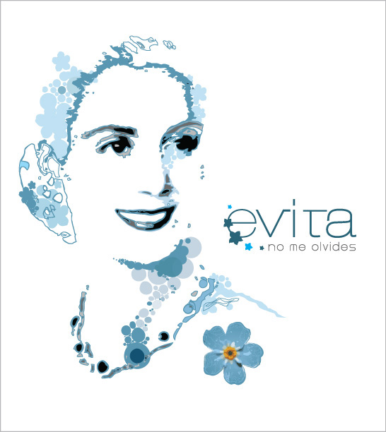 .................ilustracion de Evita para producto.................