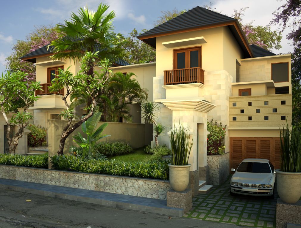 Gambar Desain Rumah: Desain Villa Type 200 Tropical Mansion