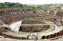 The Roman Colosseum ( Italy )