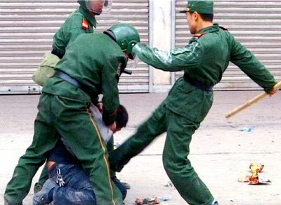 politia chineza in actiune