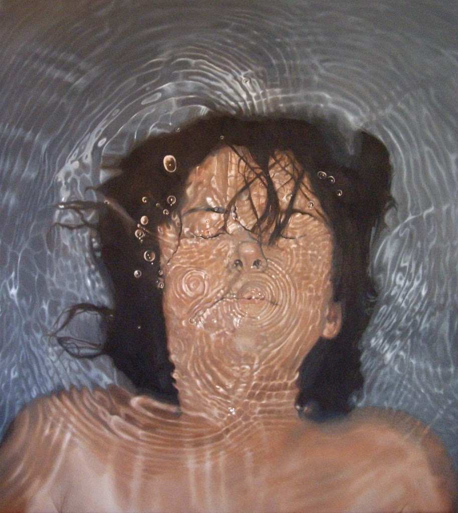 Woman Drowning Painting