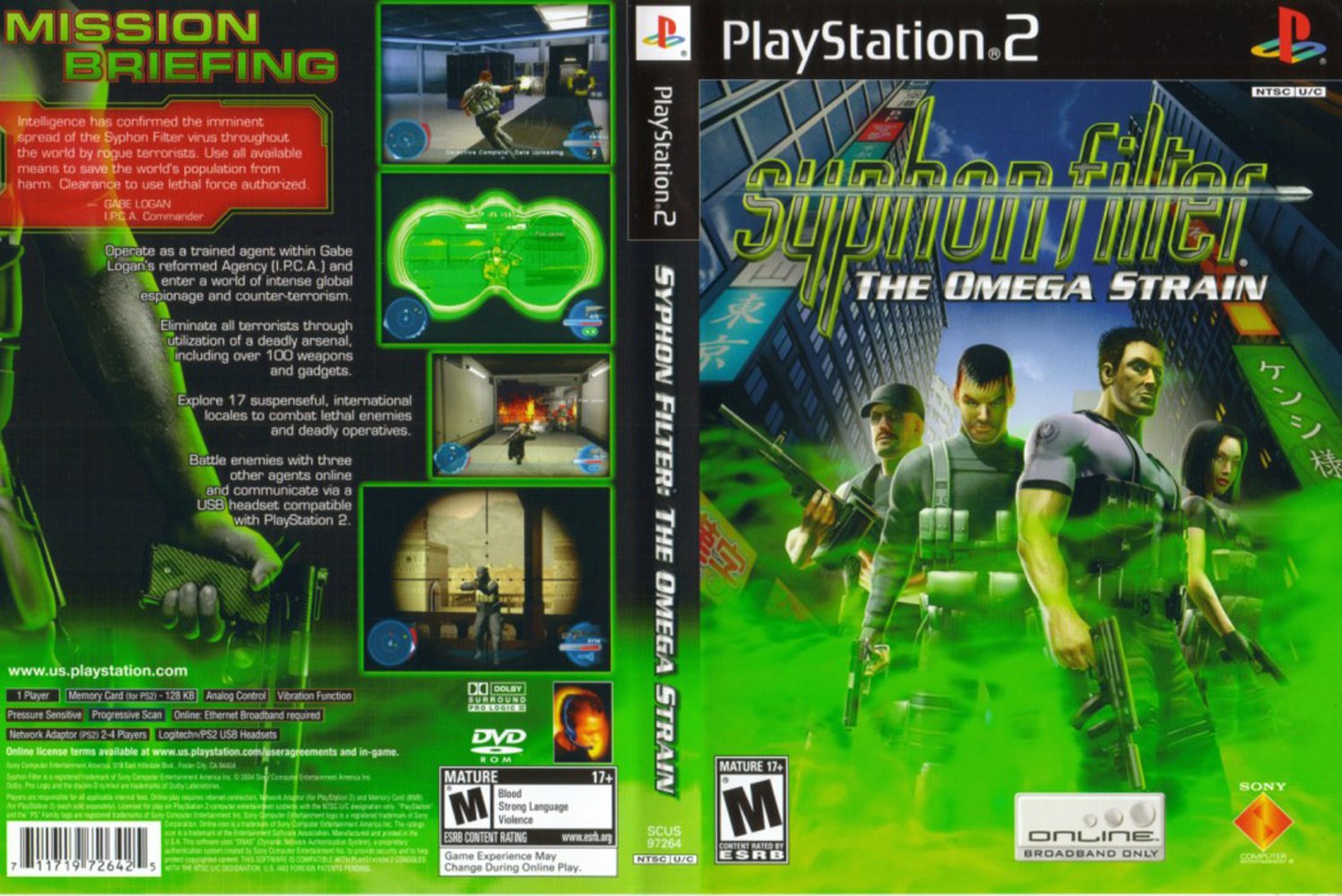 GAME PS2 SYPHON FILTER