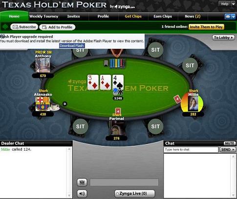 Texas holdem poker in facebook