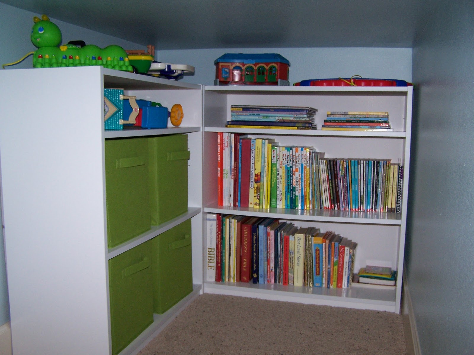 Delightful Order Under the Stairs Toy Closet