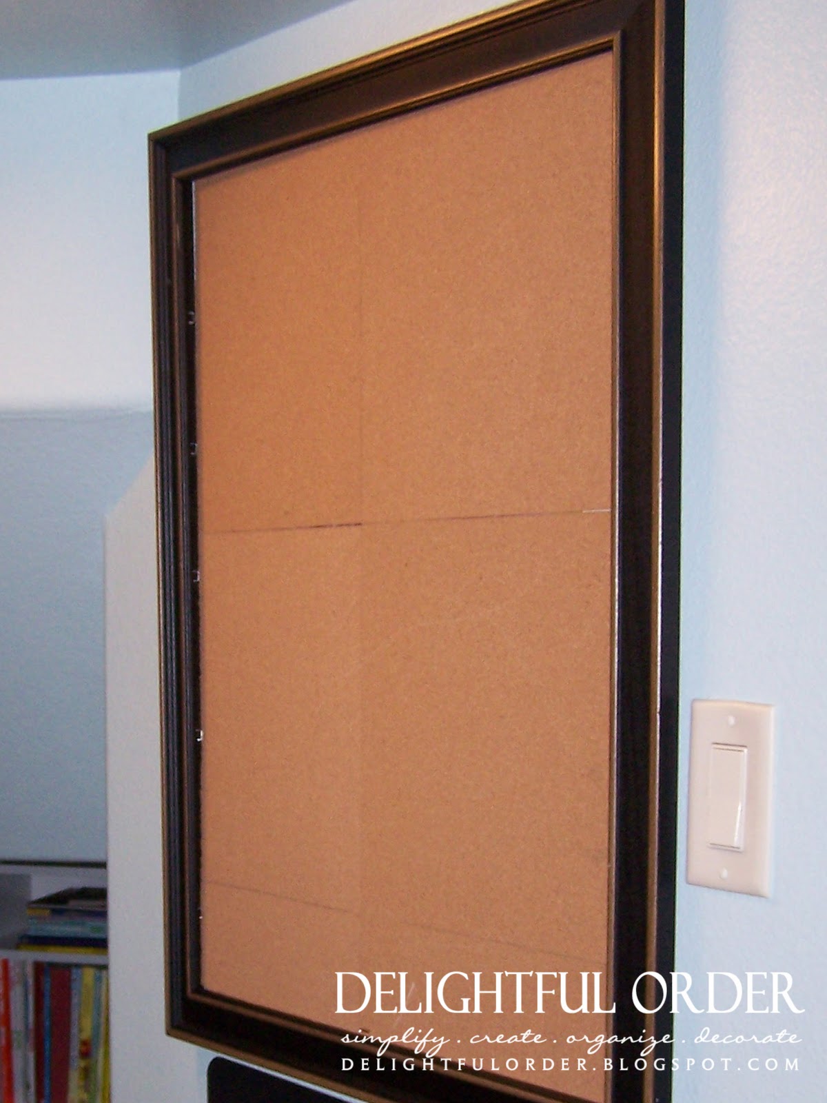 Delightful Order Children's Art Cork Board