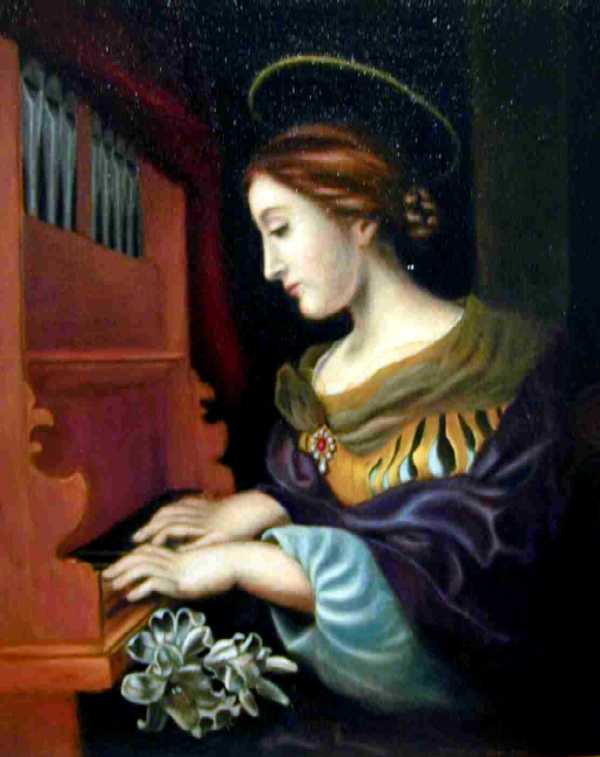 Reilly's Church Supply Patron Saint of the Day St. Cecilia