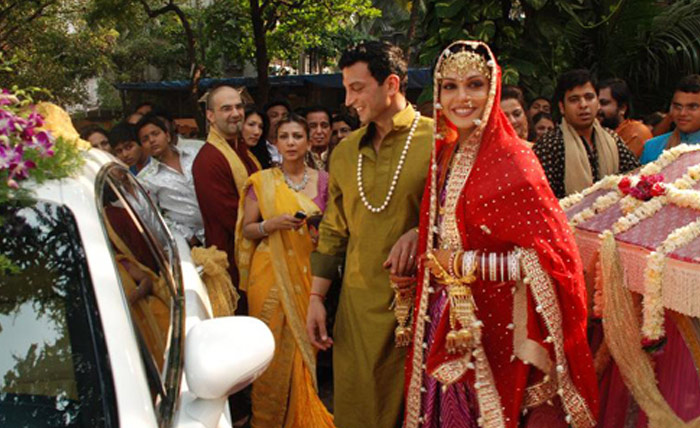 Blood Red Lehenga