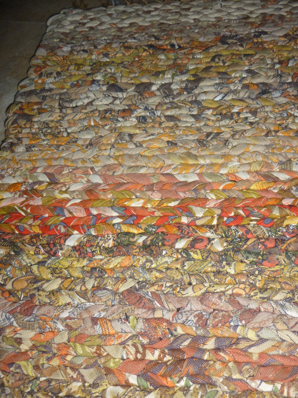 Wunderful Things Handwoven Rag Rug 50's?