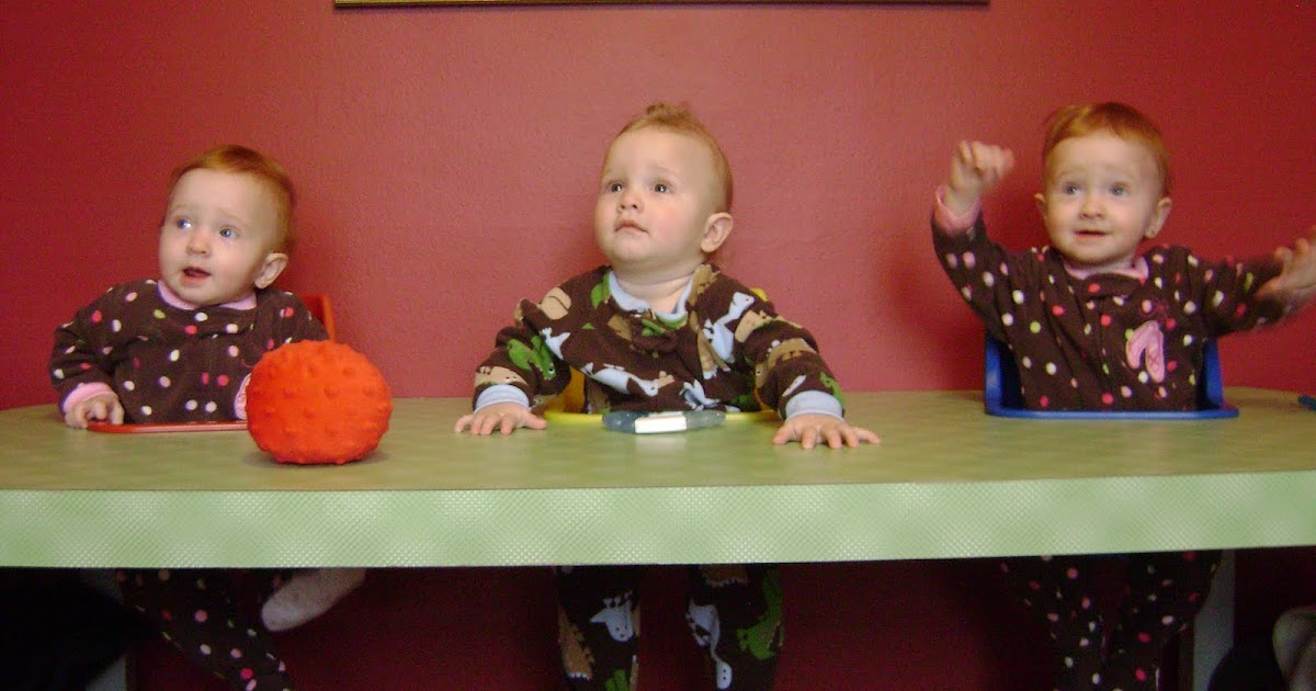 Brian and Megan's Triplets Our New Triplet Feeding Table