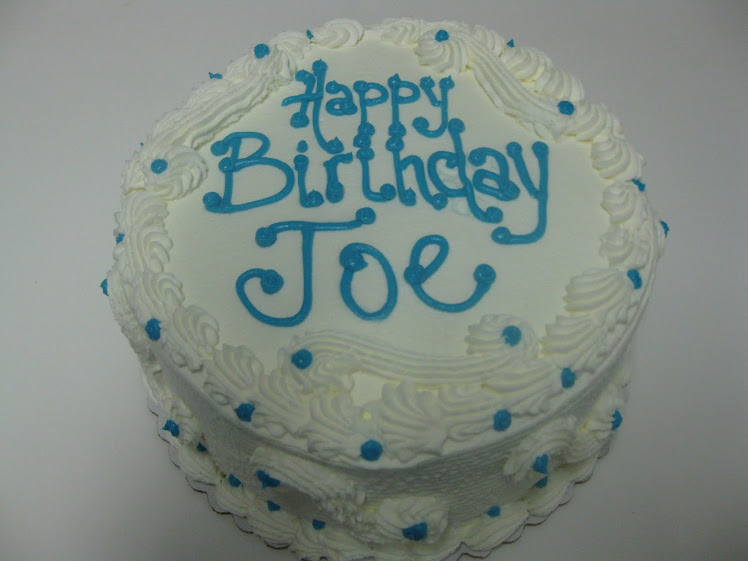 A cake for Joe!