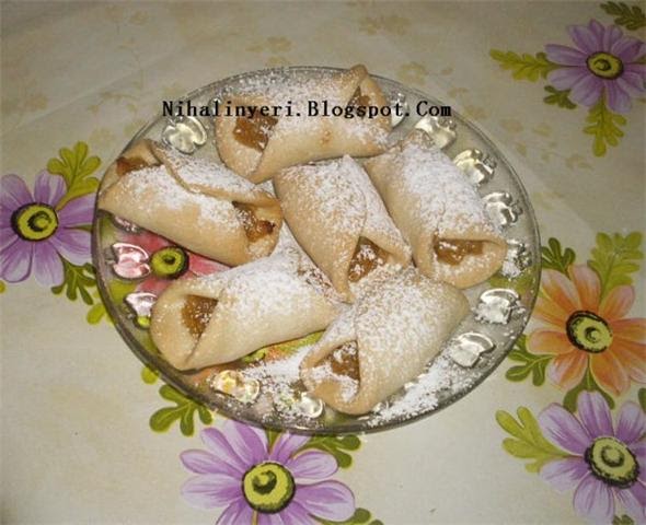 YENİLEBİLİR SANAT ELMALI CEVİZLİ KURABİYE