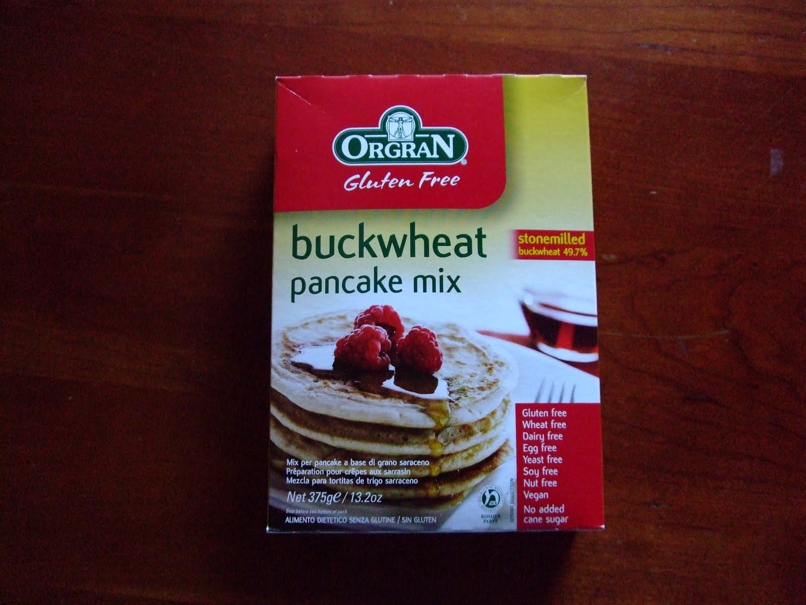 Learning to Eat AllergyFree Orgran Buckwheat Pancakes