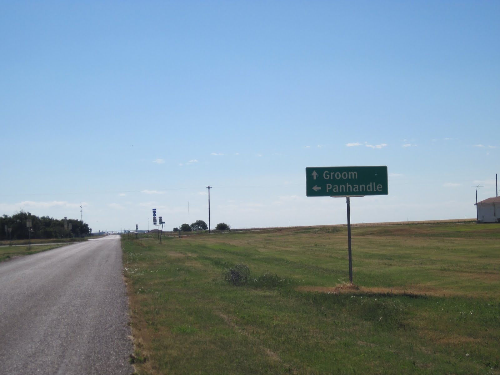 Old Man Riding Route 66 Day 19 Amarillo to Groom, Texas