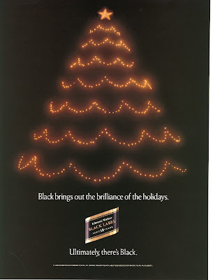 Johnnie Walker Black Label Ad Measures 11" x 8 1/4" Johnnie Walker Black Label Ad Measures 11" x 8 1/4"