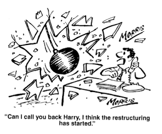 Restructuring Has Started Cartoon