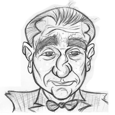 Martin Scorsese caricature