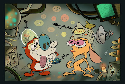 happy helmet / stimpy's invention