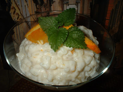of rice pudding is rich