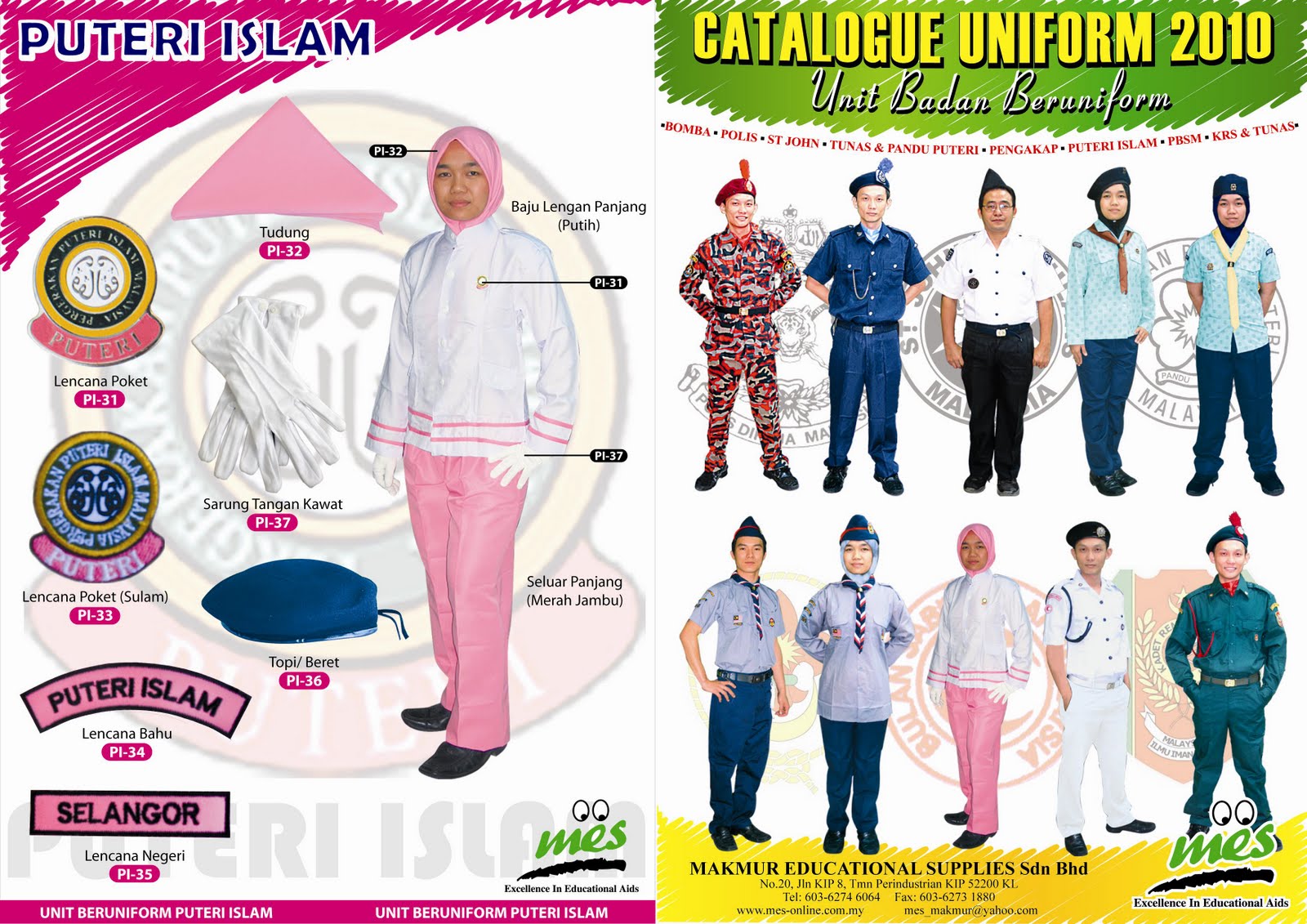 Makmur Educational Supplies Sdn Bhd COCURRICULUM UNIFORMS