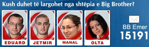 Nominimet 27 Mars 2010 Big Brother Albania