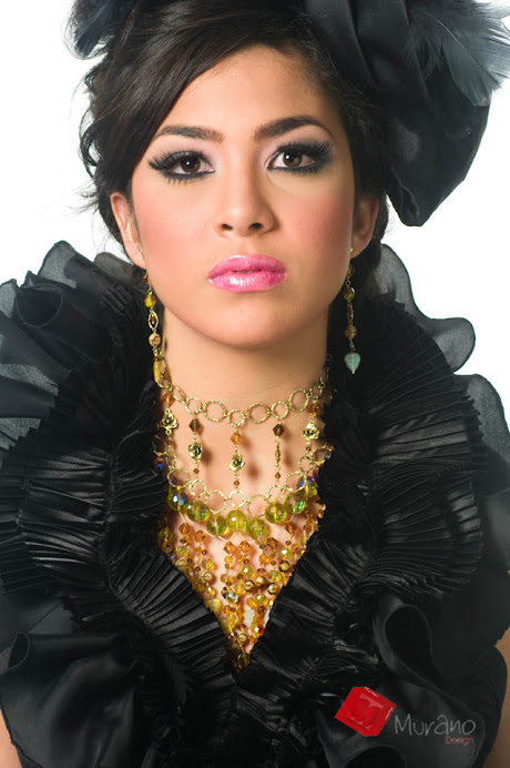 Collar en swarosky y golfiell