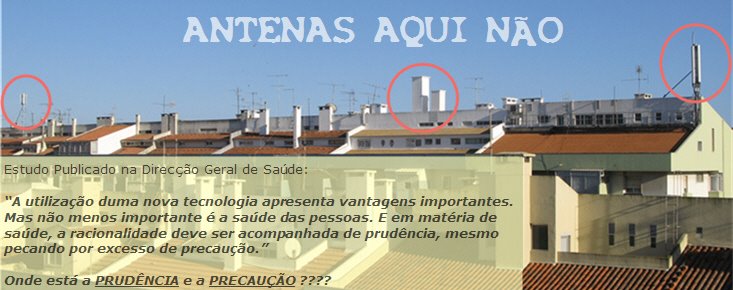 Antenas aqui NÃO