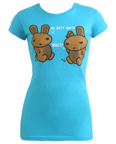 Blue Funny Graphic Tee Blue Funny Graphic Tee
