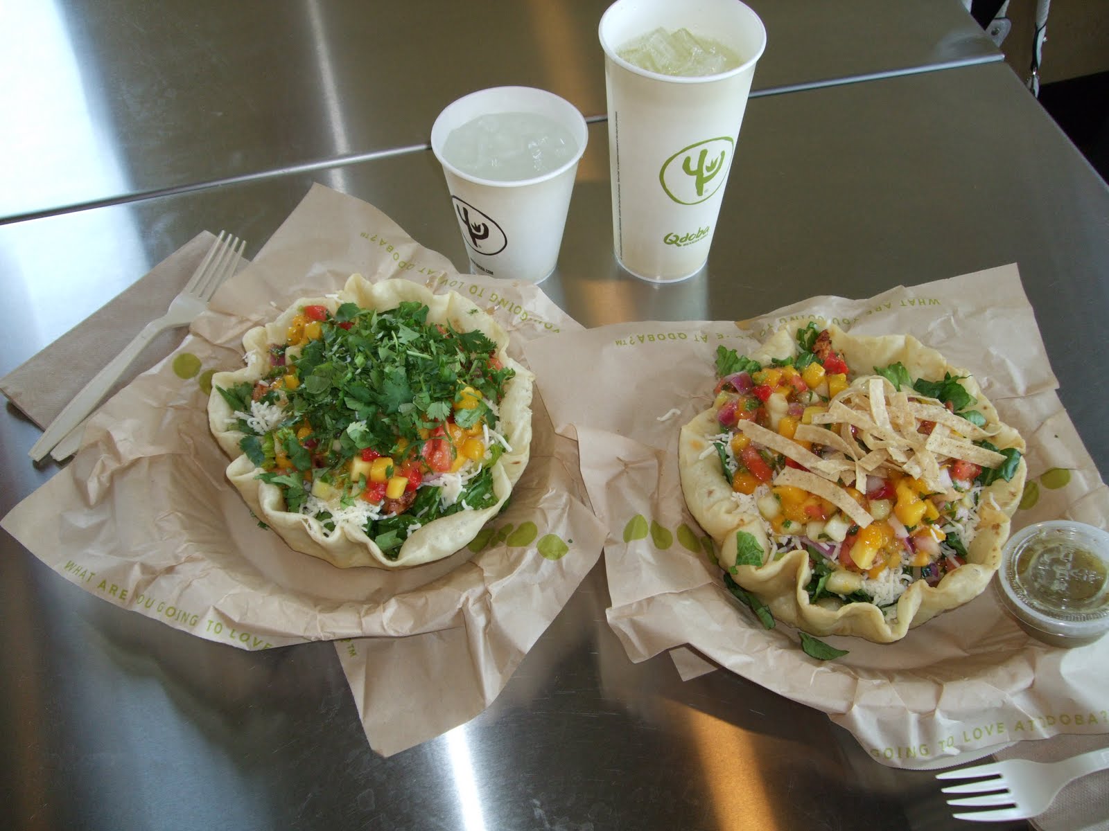 Healthy Foodies Mango Salad (new) Qdoba Grill