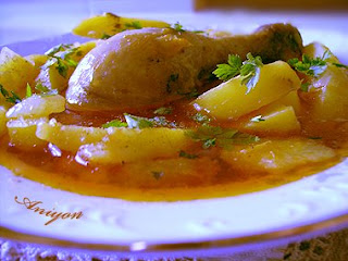 gourmet recipes - chicken stew with potatoes