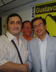 GUSTAVO PETRO CON CARLOS ALBERTO RICCHETTI