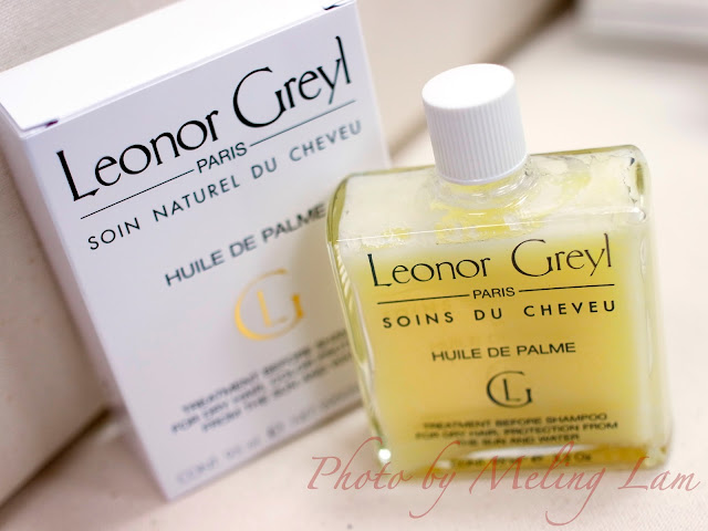 Leonor Greyl Huile de Palme before shampoo treatment