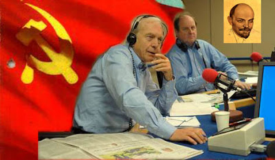 Comrades Jim and John, well known Toady presenters