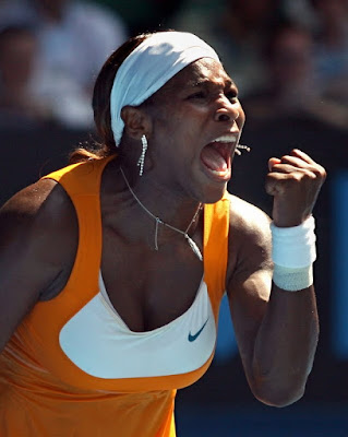 Black Tennis Pro's Serena Williams vs. Li Na 2010 Australian Open