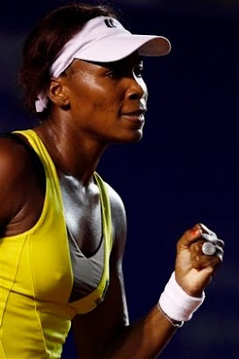 Black Tennis Pro's Venus Williams Defends HSBC Abierto Mexicano Telcel Title