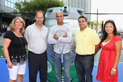 Black Tennis Pro's James Blake and Heineken