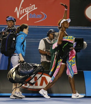 Black Tennis Pro's Venus Williams Withdraws AO Day 5