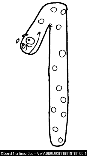 CONOCIENDO LOS NUMEROS: Numeros para colorear