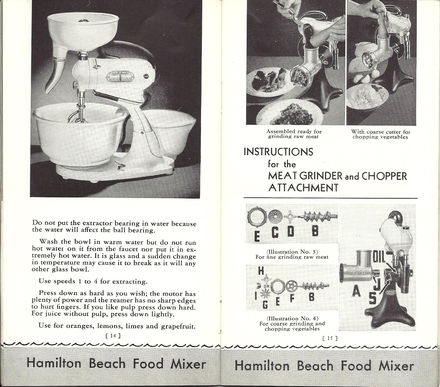 I ♥ Aldi: Hamilton Beach Model E Food Mixer Instruction Manual