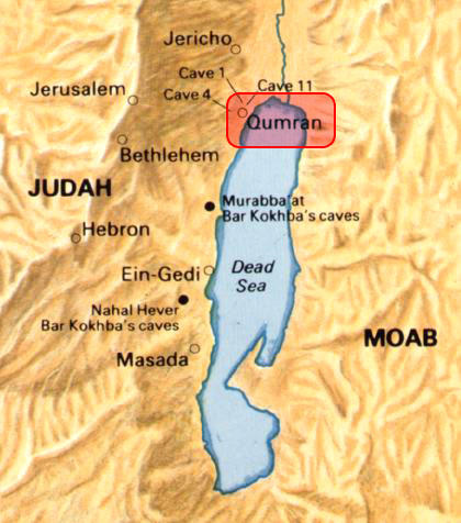 Qumran Map