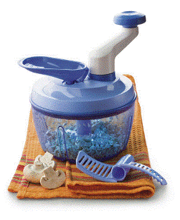 Quick Chef Tupperware Bleu – TBE – Peu Servi – Complet (bocal + Couvercle)