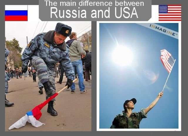 Russia and the USA funny observation - 23 Pics | Curious, Funny Photos