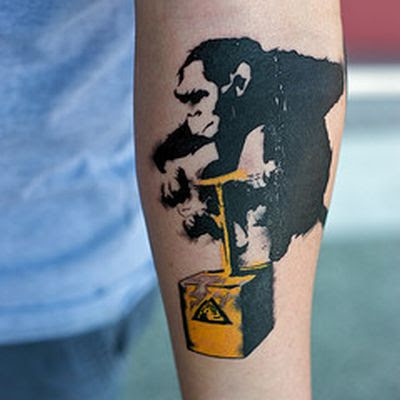 tattoo of monkey tattoo of monkey