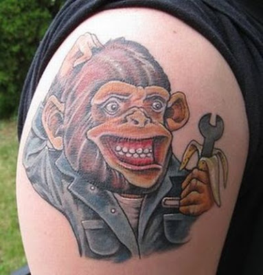 tattoo of monkey tattoo of monkey