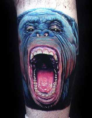 tattoo of monkey tattoo of monkey