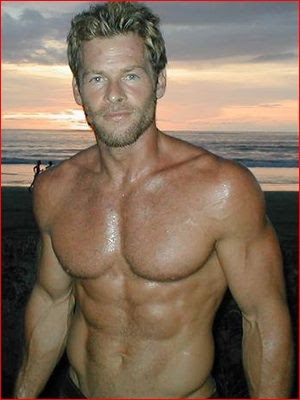 Tanned Blonde and Beautiful Today's Yummo is Timothy Adams from All My 