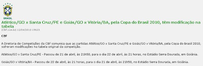 Comunicado CBF